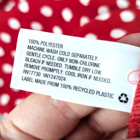 A New Day Retro Red/White Polka Dot Dress - Small - Picture 5 of 7